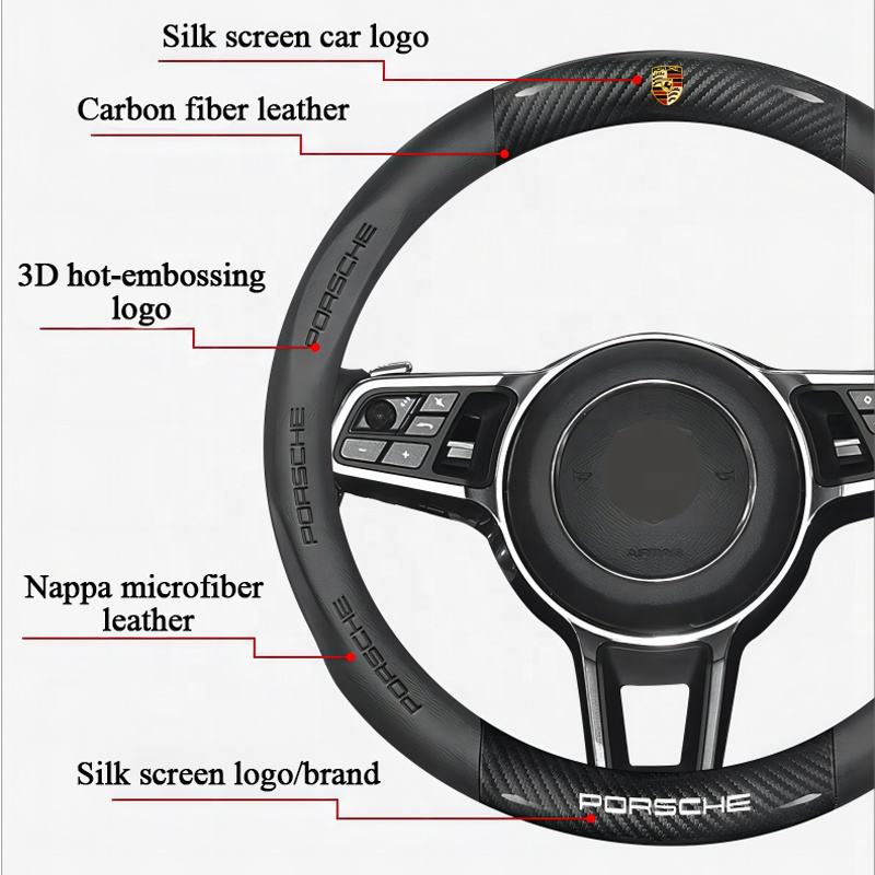 Ho<i></i>nda Vezel Carbon Fiber Steering Wheel Cover | Custom Fit Non-Slip | TR-B006